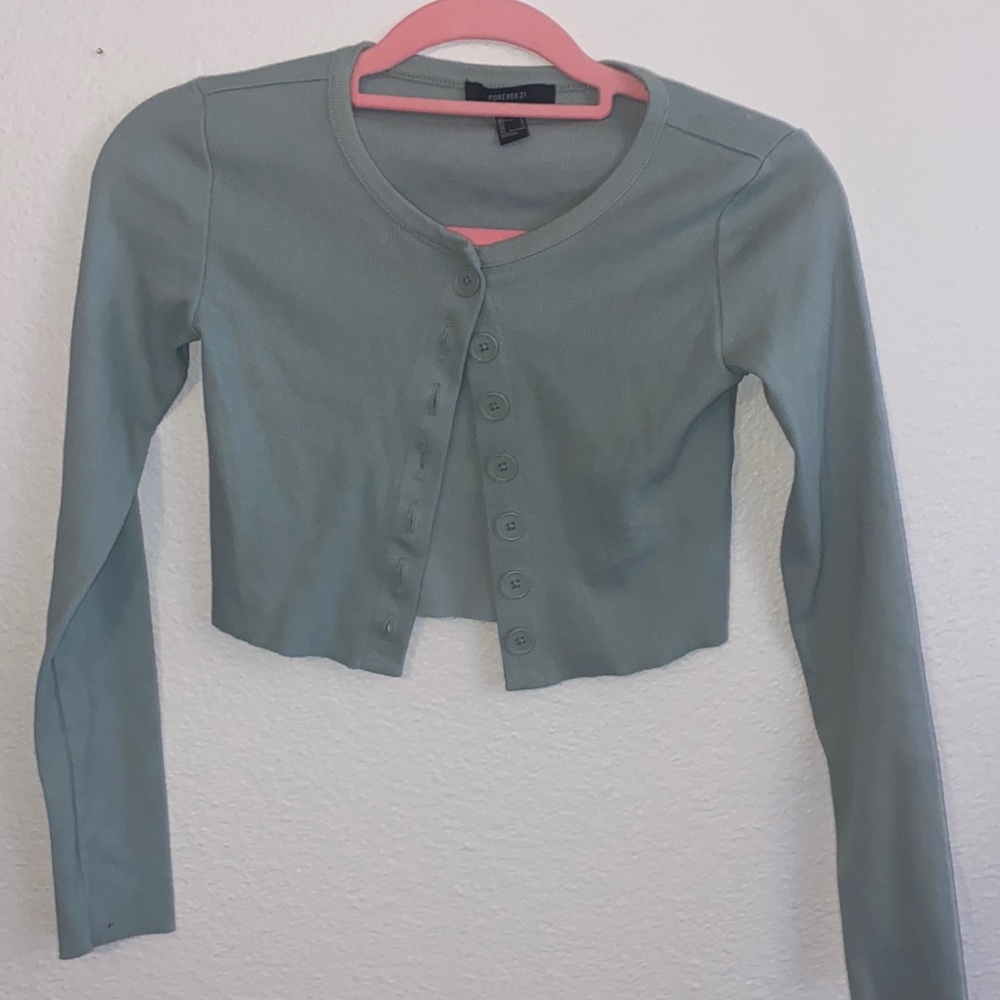 Forever 21 green top size small